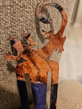 Vintage Fred Harvey Trading Co. Metal Gecko Bookmark - Additional view 4