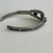 Navajo Fred Harvey Child Turquoise Bracelet XS Arrow Thunderbird Mountain Fish - Additional view 8