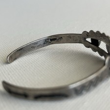 Navajo Fred Harvey Child Turquoise Bracelet XS Arrow Thunderbird Mountain Fish - Additional view 9