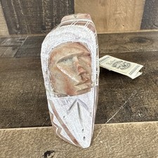 Fred Harvey Trading Co Alabaster Sculptures Native American Chief Headdress - Additional view 2