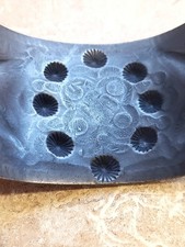 1930s NAVAJO FRED HARVEY ERA X LARGE STAMPED CUFF BRACELET WHIRLING LOG 107 GRAM - Additional view 10