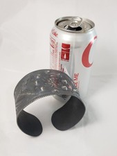 1930s NAVAJO FRED HARVEY ERA X LARGE STAMPED CUFF BRACELET WHIRLING LOG 107 GRAM