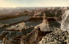 H. 2568, Fred Harvey, Mohave Point, Grand Canyon, Arizona Postcard