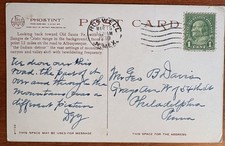 NM New Mexico Indian Detour; Albuquerque & Santa Fe Fred Harvey Phostint PC 1930 - Additional view 1