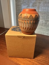 Fred Harvey Trading Company Native American Etched Case 3”