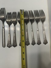 18 Original Fred Harvey Signed Dining Car International Silver Co Silverware Set - Additional view 1