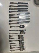 18 Original Fred Harvey Signed Dining Car International Silver Co Silverware Set - Additional view 2