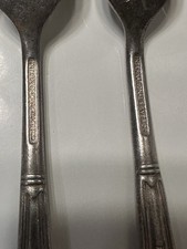 18 Original Fred Harvey Signed Dining Car International Silver Co Silverware Set - Additional view 6