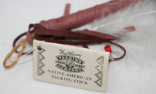 Fred Harvey Trading Company Native American Talking Stick Handmade NEW - Additional view 4