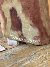 Native American Signed Carved Stone Figure Sculpture Statue 7 3/4