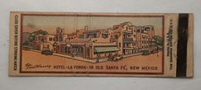 Matchbook Cover Fred Harvey Hotel La Fonda in Old Santa Fe New Mexico