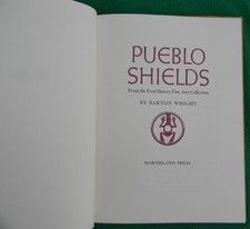 1976 First Edition Pueblo Shields From The Fred Harvey Fine Arts Hardcover Book - Additional view 2