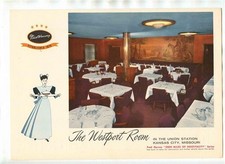 Fred Harvey Menu La Fonda Santa Fe New Mexico 1957 Westport Room Kansas City