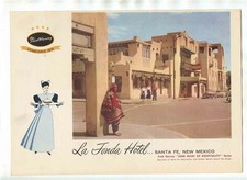 Fred Harvey Menu La Fonda Hotel Santa Fe New Mexico La Fonda Hotel Cover