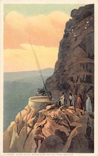 Fred Harvey Cliff Kiva Pueblo of Pu-Ye New Mexico Vintage Postcard