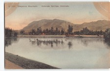 Fred Harvey H2229~Cheyenne Colorado Springs~Antique Gravure Postcard CO -N7