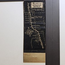 Fred Harvey Hollywood California 1940s Vintage Advertising Matchbook - Additional view 2