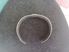 VINTAGE FRED HARVEY ERA NAVAJO THUNDERBIRD STAMPED ARROWS SILVER CUFF BRACELET - Additional view 13