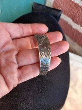 VINTAGE FRED HARVEY ERA NAVAJO THUNDERBIRD STAMPED ARROWS SILVER CUFF BRACELET - Additional view 10
