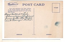 1940s Grand Canyon Fred Harvey Linen Postcard Dance Of The Hopi Indians-PP10 - Additional view 1