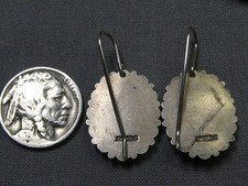 Fred Harvey NAVAJO Natural BLUE GEM TURQUOISE Sterling Silver 1.3