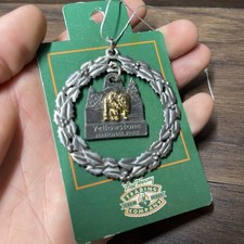Ornament Yellowstone Animals Gold New - Additional view 1
