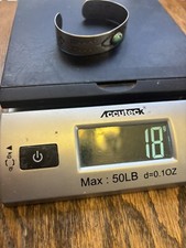 Native American Navajo Whirling Log ~Silver /Turquoise Bracelet Fred Harvey Era - Additional view 5