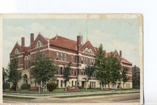 High School, Joplin, Mo. Missouri Fred Harvey Postcard #80073