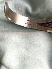 VTG FRED HARVEY ERA BELL TRADING STERLING TURQUOISE CUFF BRACELET SMALL - Additional view 3