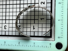 VTG FRED HARVEY ERA SILVER PLATE SPIDER WEB TURQUOISE CUFF BRACELET SMALL - Additional view 5