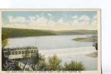 H1761 Ozark Power & Water Co, Forsyth Mo. Missouri Fred Harvey Postcard #52325