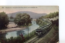 The Texan, Along Little Piney, Arlington, Mo. Missouri Fred Harvey Postcard 5351
