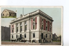 80072 Post Office - Past & Present, Joplin, Mo. Missouri Fred Harvey Postcard