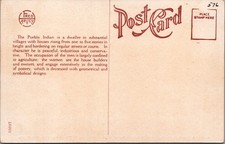 Fred Harvey 1908 Pueblo Woman Decorating Pottery Near Albuquerque NM - Additional view 1