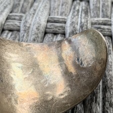 Vintage Fred Harvey Era Sterling Silver Cuff Bracelet Old Navajo Large 60.4 Gram - Additional view 11