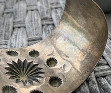 Vintage Fred Harvey Era Sterling Silver Cuff Bracelet Old Navajo Large 60.4 Gram - Additional view 10