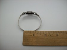 Vintage Navajo Fred Harvey Era Sterling Silver Green Turquoise Cuff Bracelet - Additional view 16