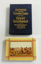 EXTREMELY RARE! Sealed GREAT SOUTHWEST SOUVENIR PLAYING CARDS by FRED HARVEY