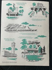 1961 #2 Of Series Fred Harvey Meny Bright Angel Lodge - Additional view 2