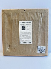 Native American Navajo Sand Painting VTG Fred Harvey Trading Signed Benally 7