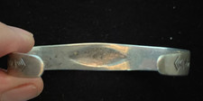 Old Fred Harvey Era  Sterling Bracelet-1930's Whirling Log Design - Additional view 4