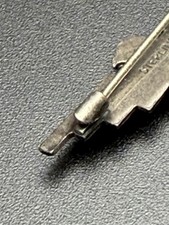 Fred Harvey Era Navajo Turquoise Thunderbird Sterling Silver 925 Brooch/Pin - Additional view 6