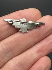 Fred Harvey Era Navajo Turquoise Thunderbird Sterling Silver 925 Brooch/Pin - Additional view 10