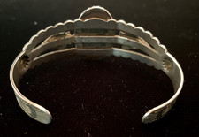 Vintage Fred Harvey Bracelet-Sterling Silver Old Turquoise Stone - Additional view 3