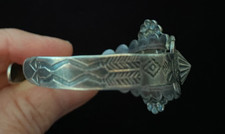 Vintage Fred Harvey Sterling Bracelet-Rare Design-Silver Arrow Mark - Additional view 2