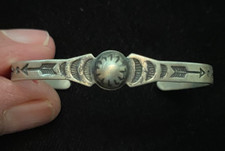 Vintage Fred Harvey Childs Bracelet-Sterling-Rare!