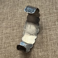 Early Native American Sterling Fred Harvey Turquoise Thunderbird Cuff Bracelet - Additional view 9