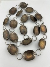 Vtg Fred Harvey Style Navajo Sterling Silver Turquoise Stamped Concho Belt 37.5