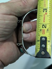 Navajo 1930 Fred Harvey Silver Turquoise Thunderbird Whirling Log Cuff Watchband - Additional view 14