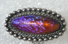 Estate Pawn Shop Vintage Fred Harvey Dragons Breath Sterling Ring Size 5 - Additional view 12